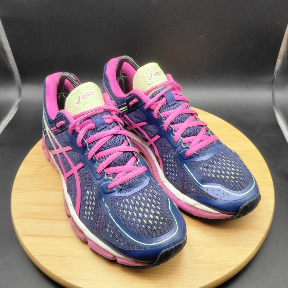 Asics Gel-Kayano 22 Womens Running Shoes Navy Pink T547N Size 9